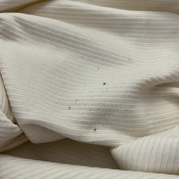 Maeve Anthropologie Stripe Texture Boatneck Long Sleeve Sweater Cream - Picture 6 of 7